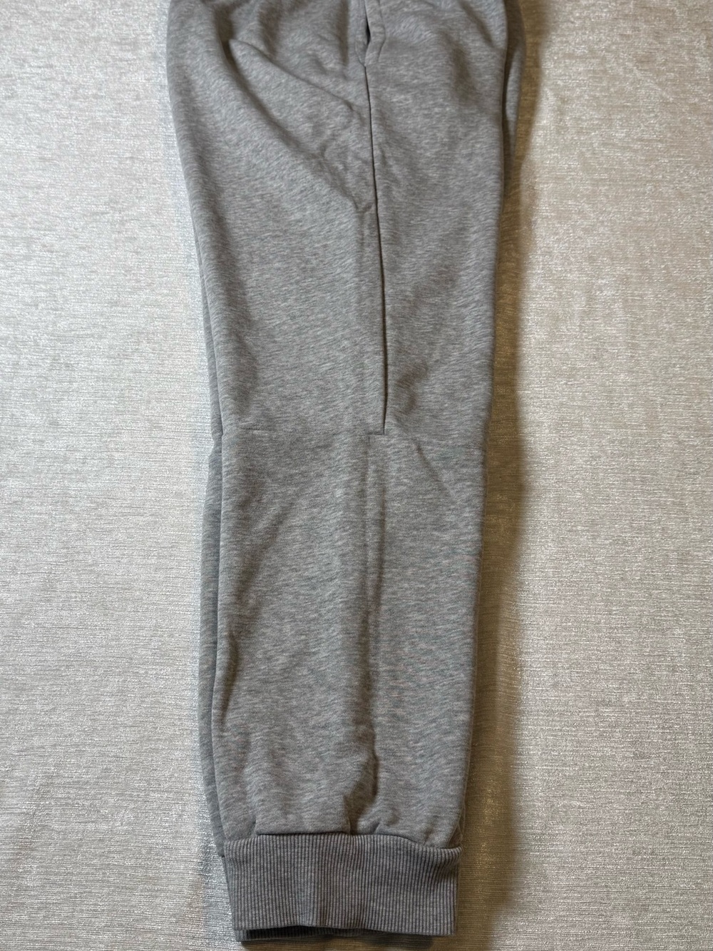 adidas men’s Heather Grey Jogger Pants